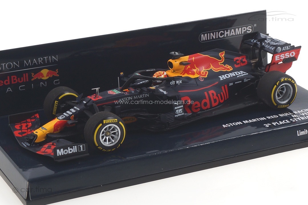 Aston Martin Red Bull Racing RB16 Styrian GP 2020 Max Verstappen Minichamps 1:43 410200233