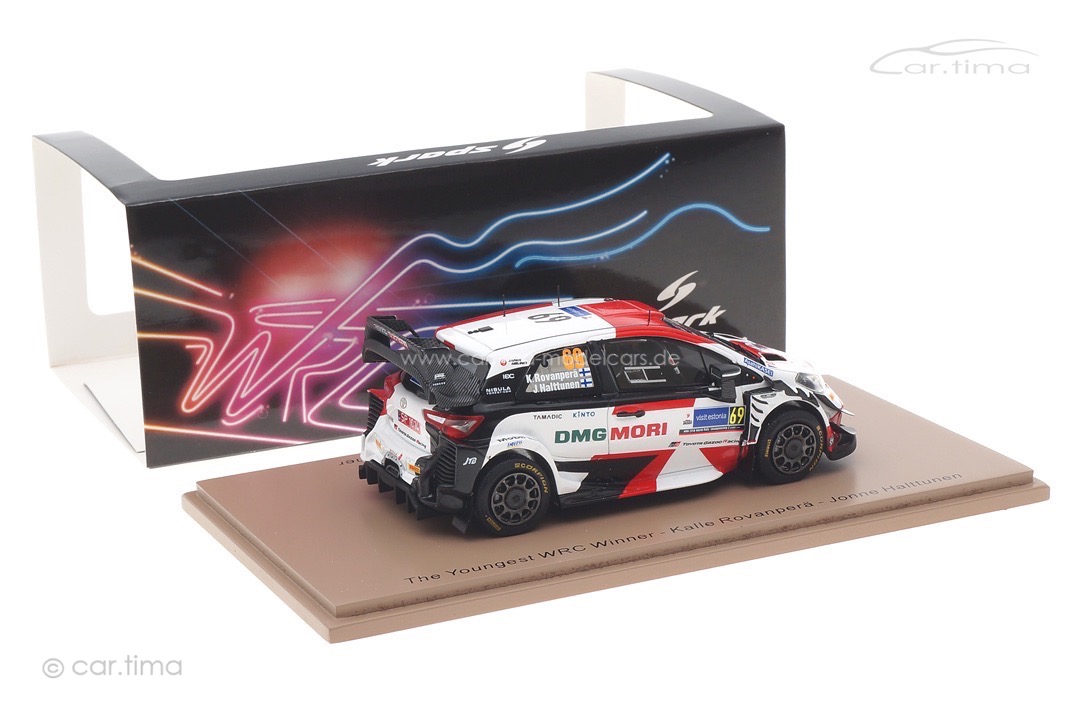 Toyota Yaris WRC Winner Rallye Estonia 2021 Rovanperä/Halttunen Spark 1:43 S6594