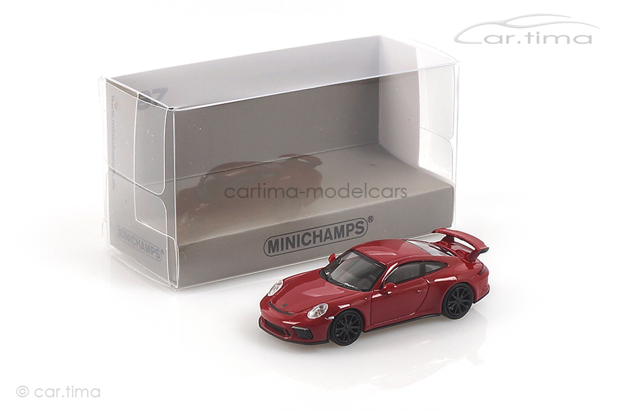 Porsche 911 (991 II) GT3 Karminrot Minichamps 1:87 870067322