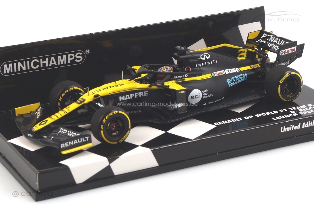 Renault R.S.20 F1 Launch Spec 2020 Daniel Ricciardo Minichamps 1:43 417200003