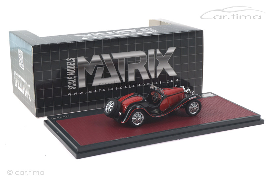 Bugatti T55 Roadster schwarz/rot Matrix 1:43 MX40205-072