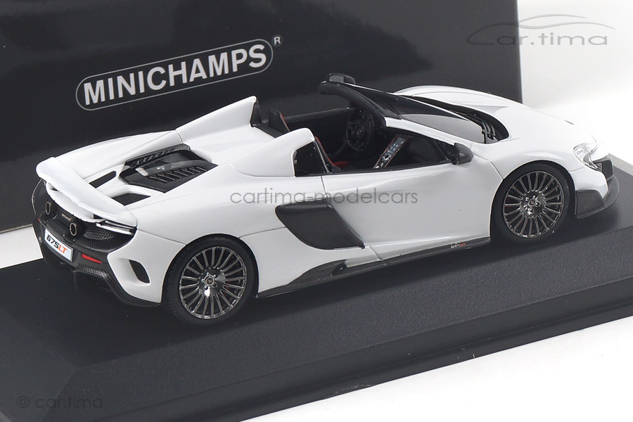 McLaren 675LT Spider Silica white Minichamps 1:43 537154432