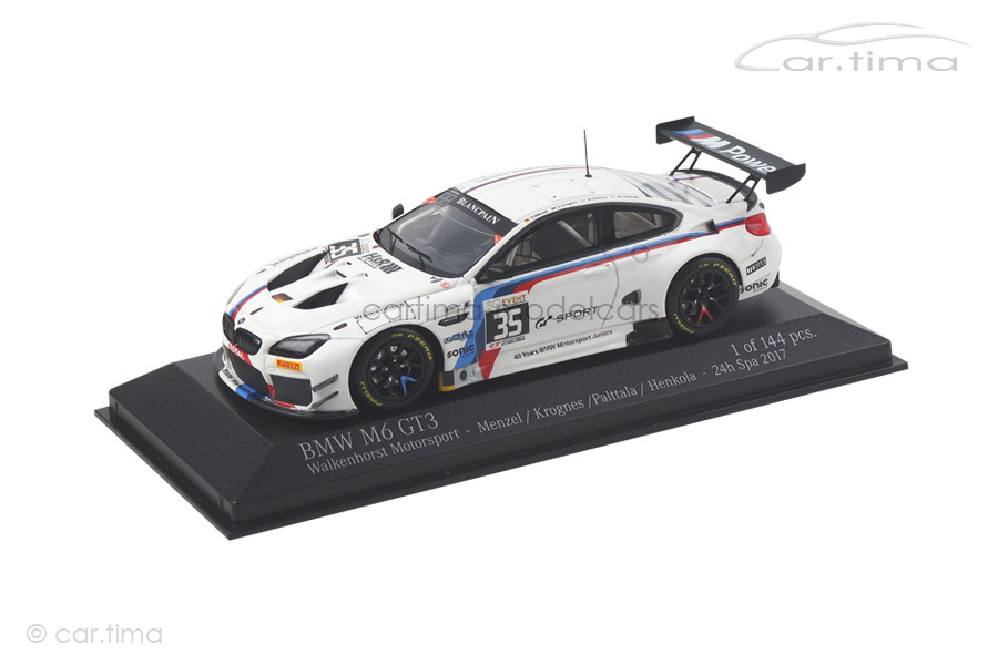 BMW M6 GT3 24h Spa 2017 Palttala/Menzel Minichamps 1:43 437172635