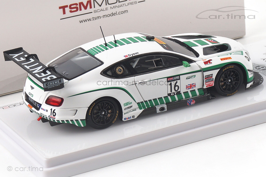 Bentley Continental GT3 Winner Road America 2015 Dyson TSM 1:43 TSM164313