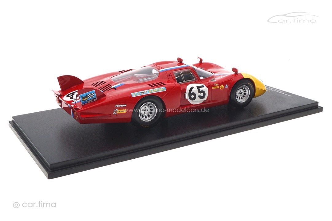 Alfa Romeo 33/2 24h Le Mans 1968 Trosch/von Wendt Spark 1:18 18S513