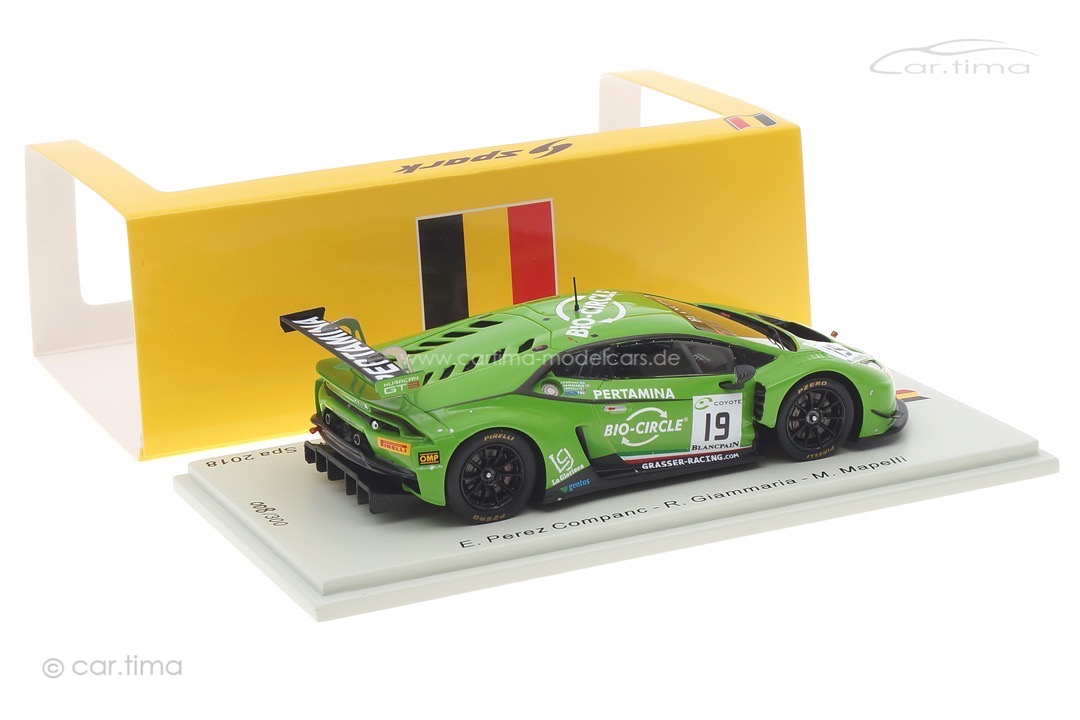 Lamborghini Huracán GT3 24h Spa 2018 Perez Companc/Giammaria/Mapelli Spark 1:43 SB307