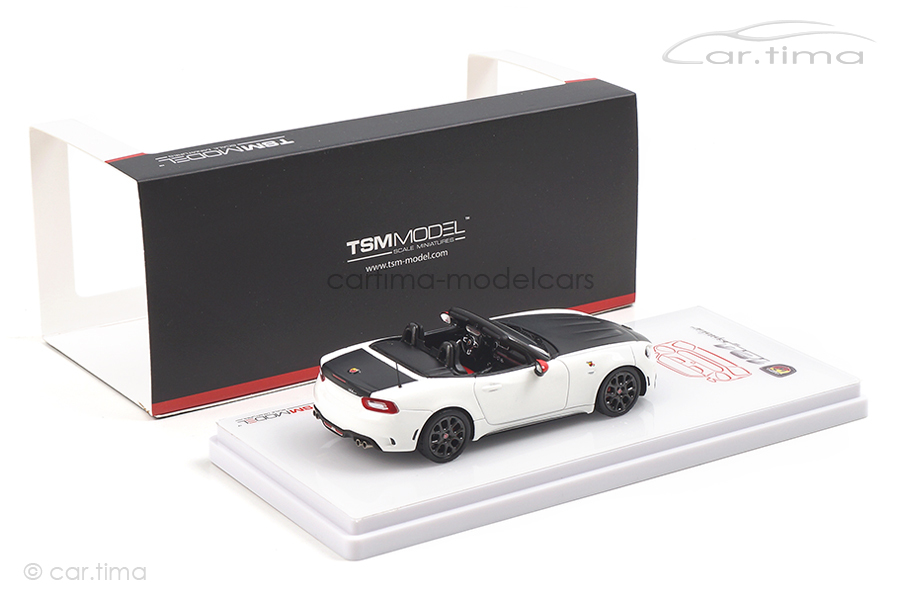 Abarth 124 Spider Turini 1975 white TSM-Model 1:43 TSM430134