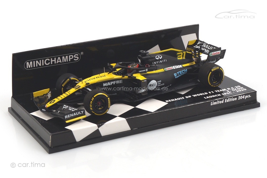 Renault R.S.20 F1 Launch Spec 2020 Esteban Ocon Minichamps 1:43 417200031