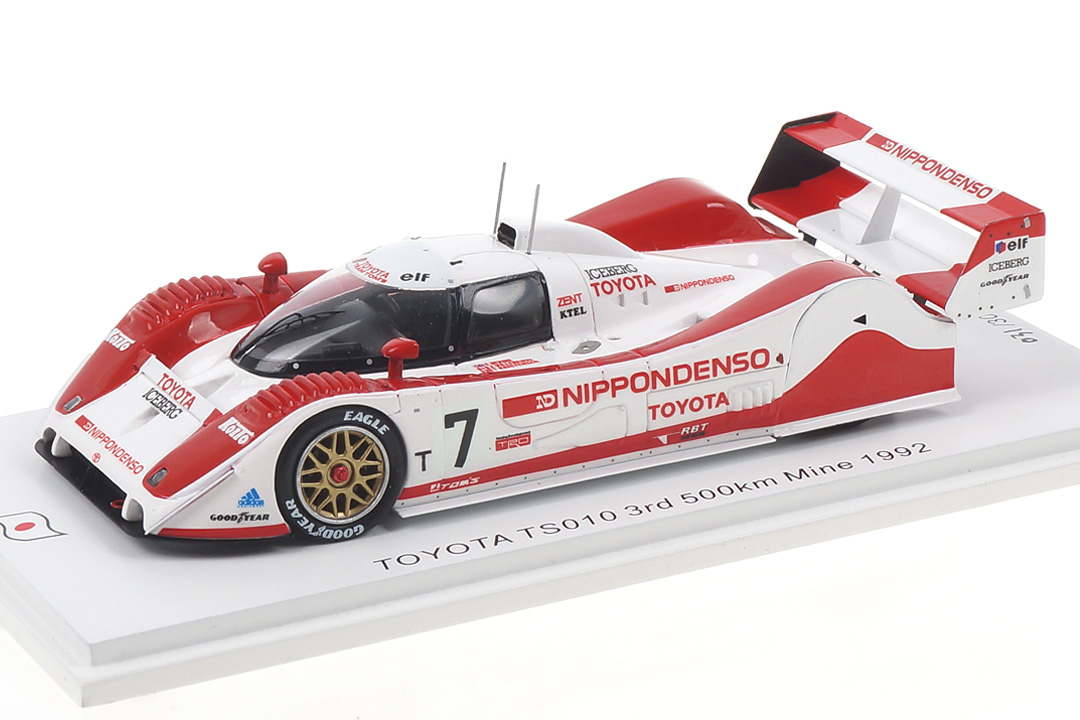 Toyota TS010 500km Mine 1992 Irvine/Kristensen/Villeneuve Spark 1:43 SJ069