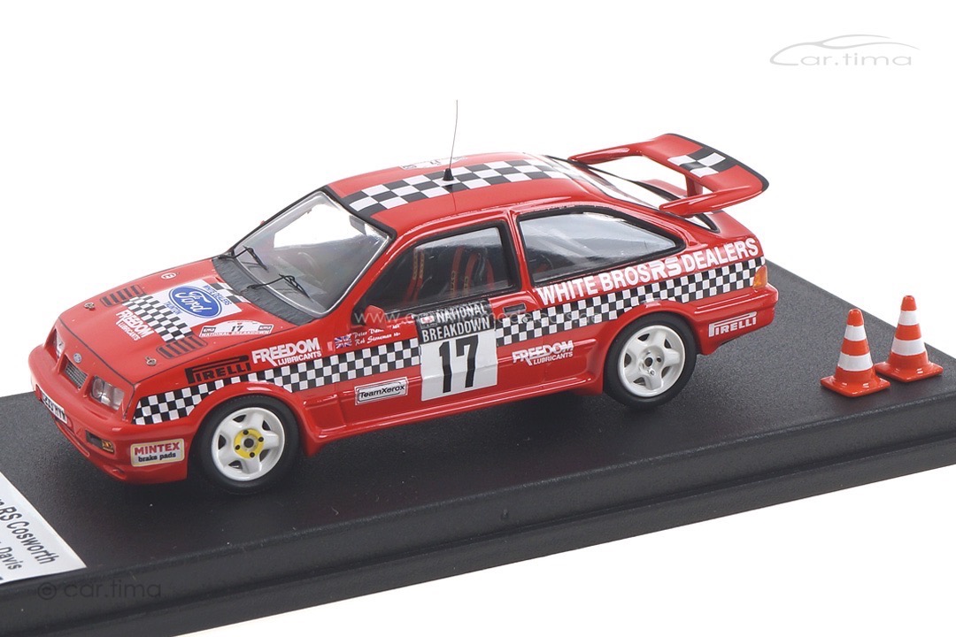 Ford Sierra RS Cosworth National Breakdown Rally 1987 Stoneman/Davis Trofeu 1:43 RRUK56