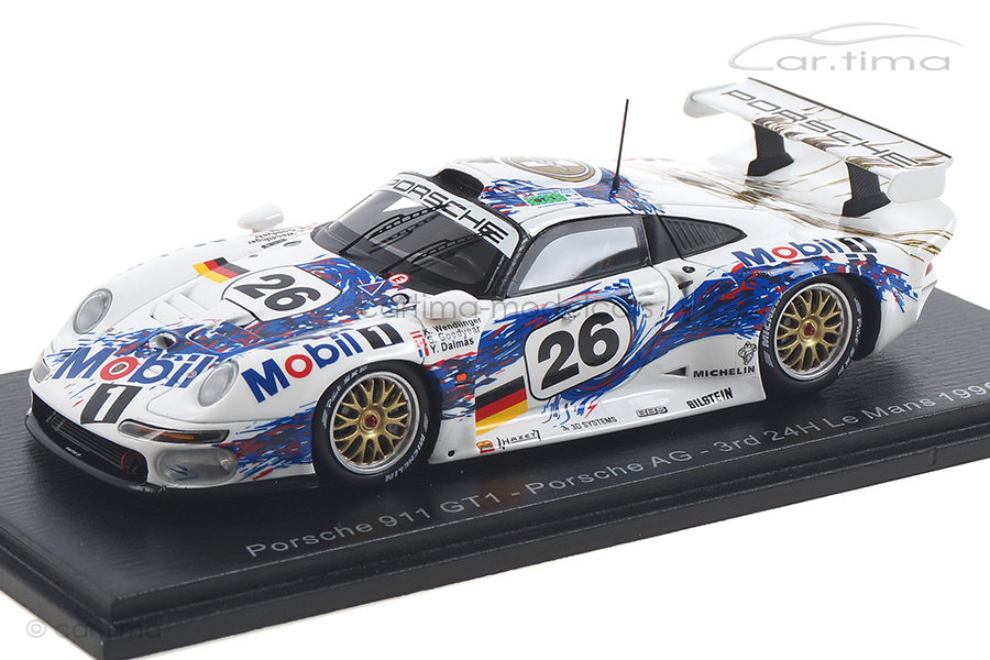 Porsche 911 GT1 24h Le Mans 1996 Dalmas/Goodyear/Wendlinger Spark 1:43 S5603