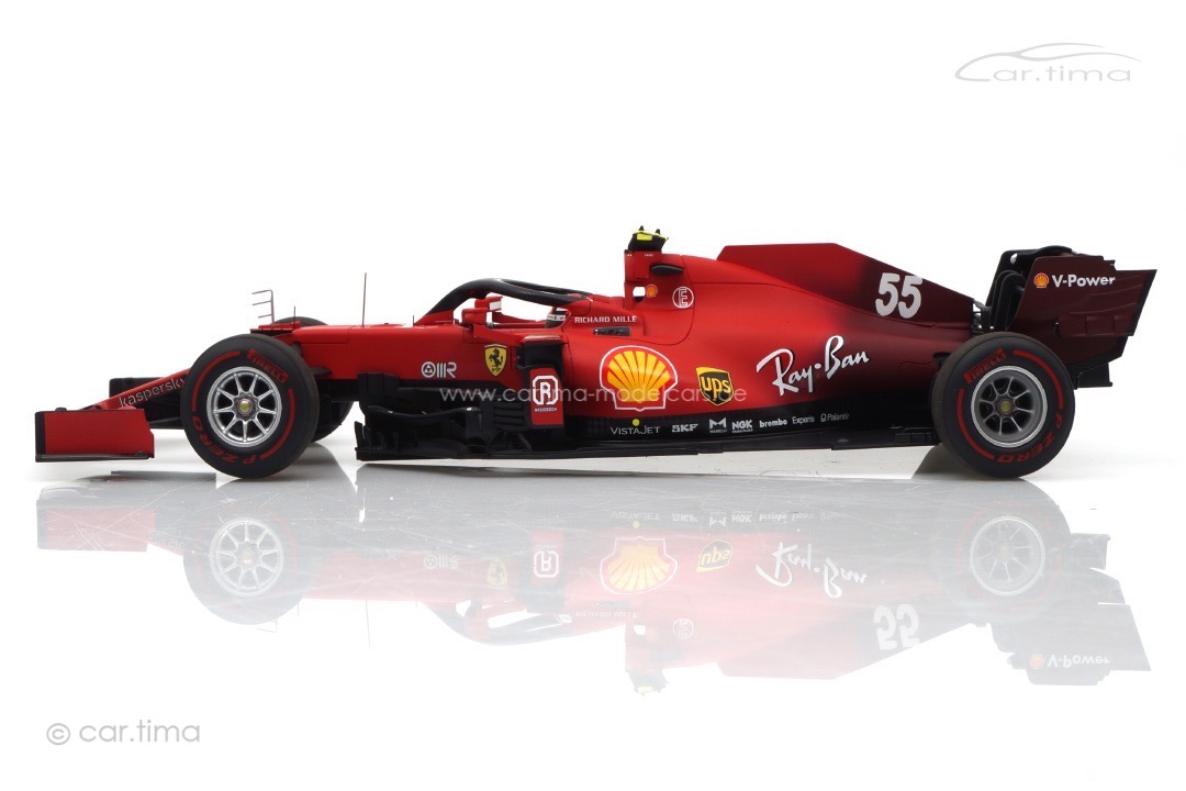 Ferrari SF21 Monaco GP 2021 Carlos Sainz Jr. Looksmart 1:18 LS18F1037