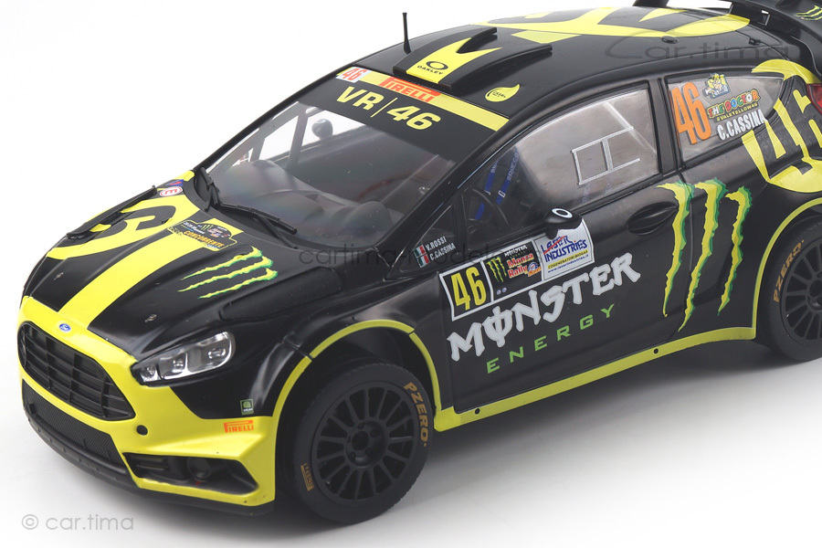 Ford Fiesta RS WRC Monza Rally 2014 Rossi/Cassina IXO Models 1:18 18RMC014