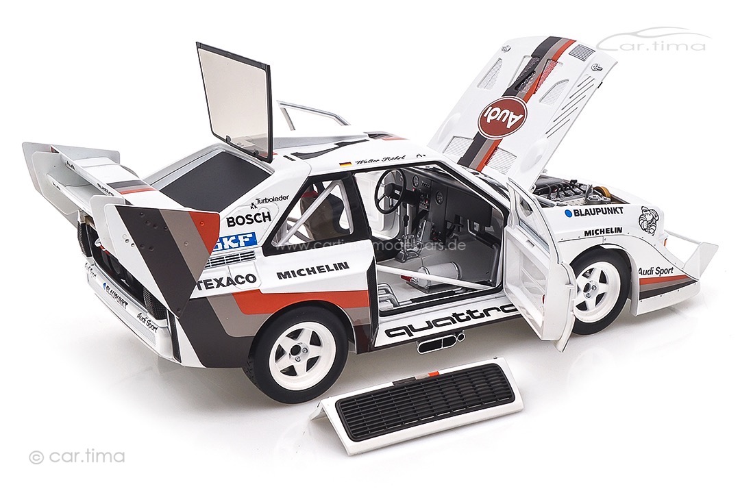 Audi Sport quattro S1 Winner Pikes Peak 1987 Walter Röhrl AUTOart 1:18 88700