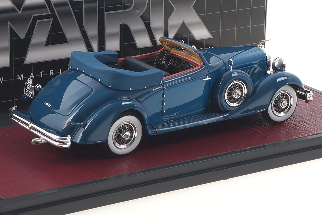 Duesenberg J-519-2548 Cabriolet D´Ieteren blau Matrix 1:43 MX40406-081