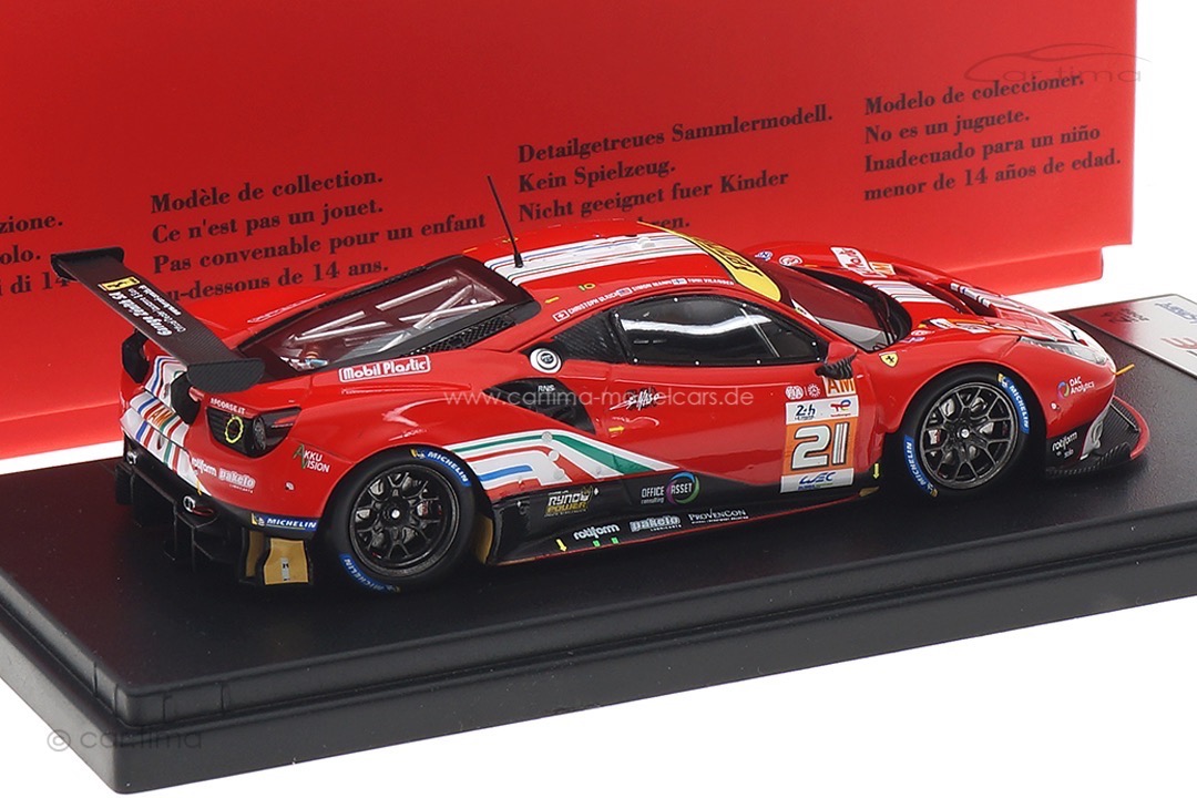 Ferrari 488 GTE EVO 24h Le Mans 2022 Mann/Ulrich/Vilander Looksmart 1:43 LSLM142