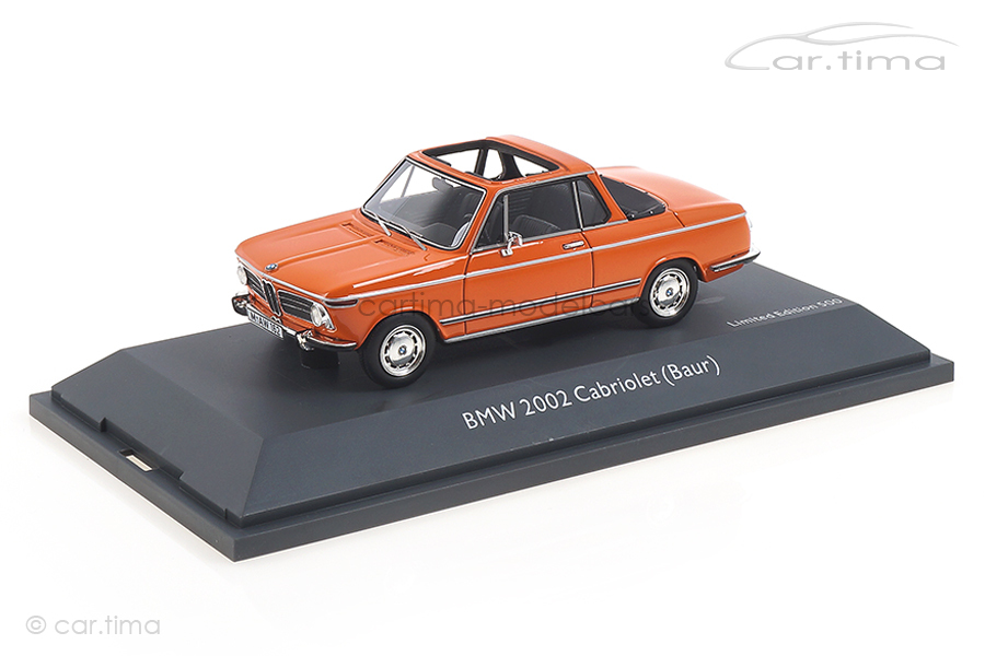 BMW 2002 Baur Cabrio orange Schuco 1:43 450908600