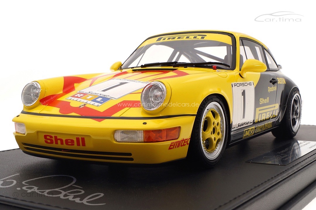 Porsche 911 (964) Supercup Monaco 1993 Originalsignatur Walter Röhrl car.tima 1:18