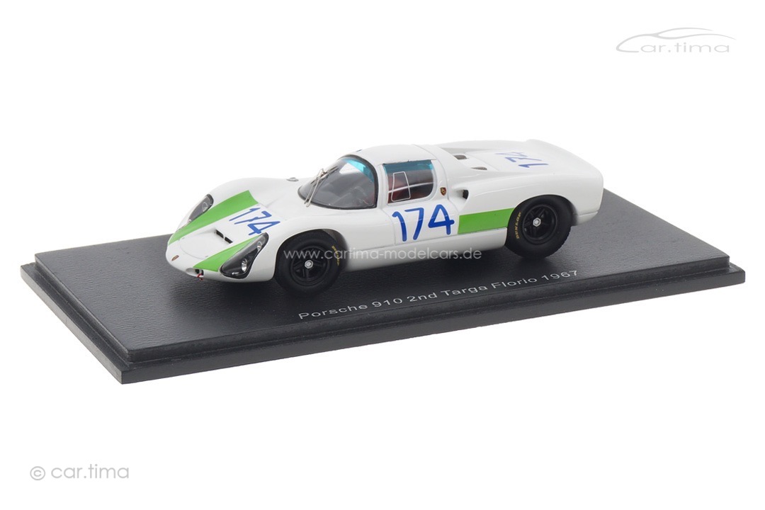 Porsche 910 Targa Florio 1967 Cella/Biscaldi Spark 1:43 S9237
