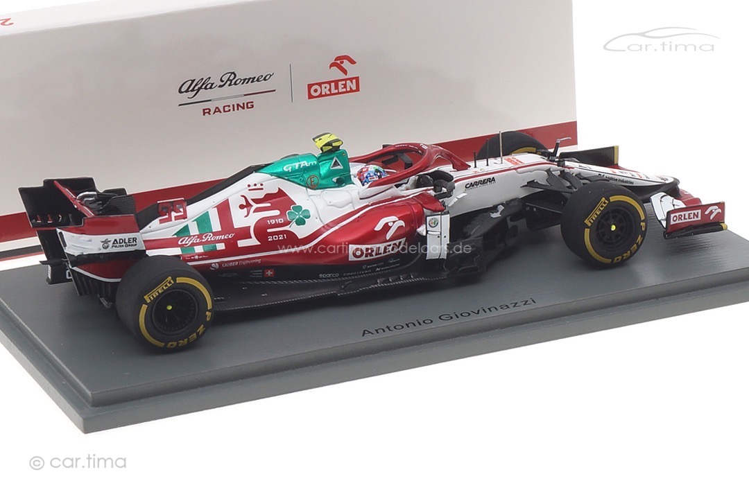 Alfa Romeo Racing Orlen C41 GP Italien 2021 Antonio Giovinazzi Spark 1:43 S7688