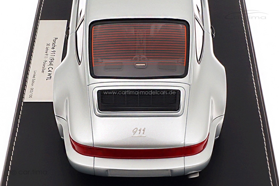 Porsche 911 (964) Carrera 4 WTL 30 Jahre 911 Polarsilber car.tima 1:18