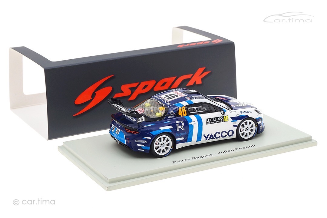 Alpine A110 Rally RGT Rallye Monte Carlo 2021 Ragues/Pesenti Spark 1:43 S6580