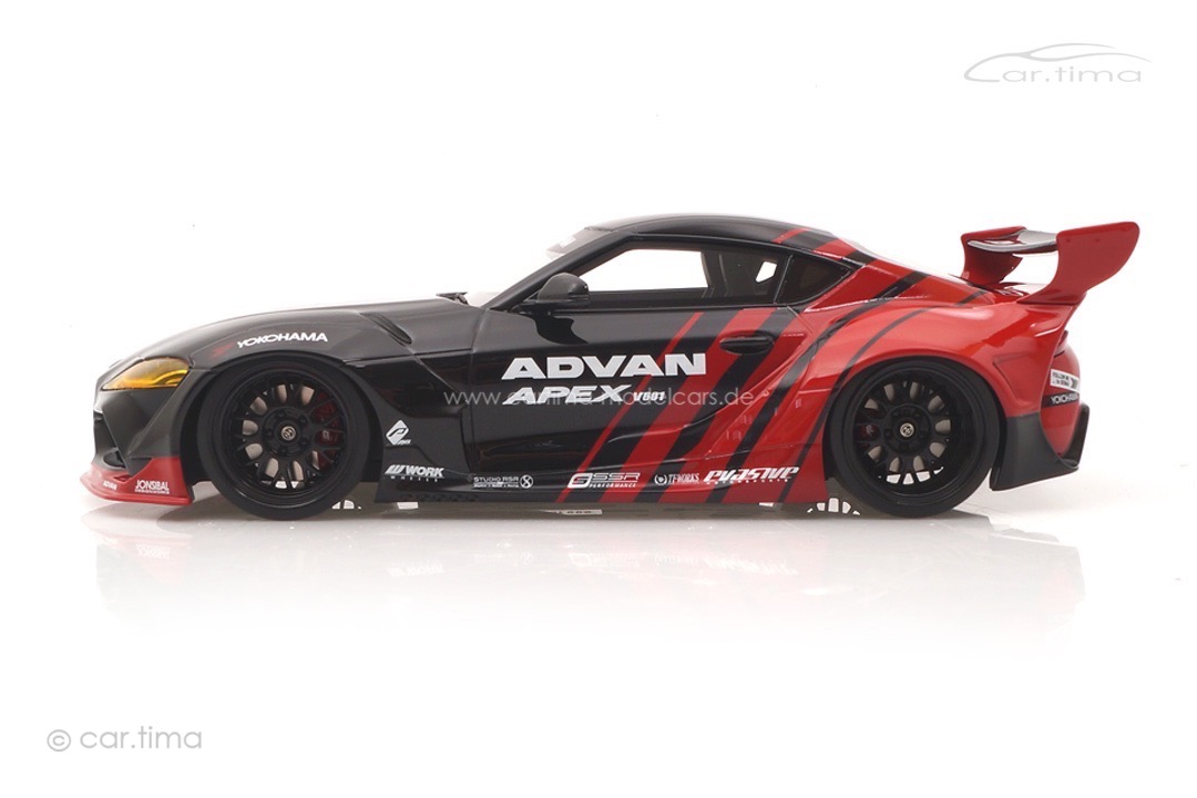 Pandem Toyota GR Supra V1.0 Advan Sema 2019 TopSpeed 1:18 TS0358