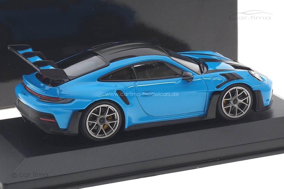 Porsche 911 (992) GT3 RS Weissach Package Rivierablau Minichamps 1:43 410062107