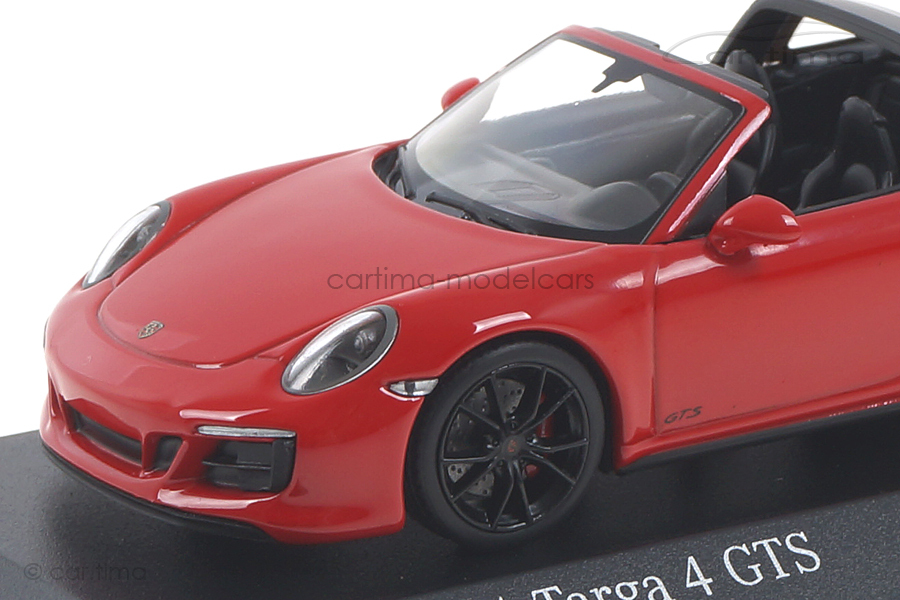 Porsche 911 (991 II) Targa 4 GTS Indischrot Minichamps 1:43 410067340