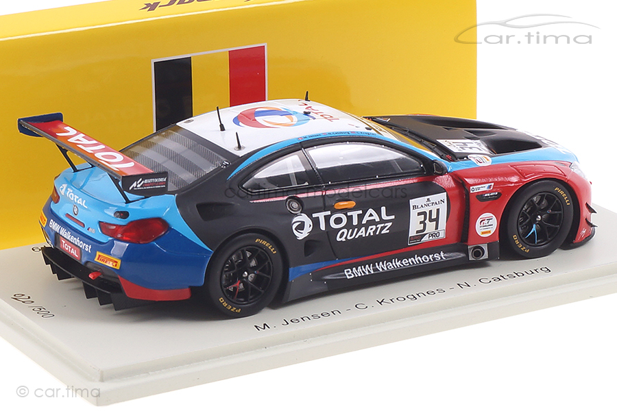 BMW M6 GT3 24h Spa 2019 Catsburg/Jensen/Krognes Spark 1:43 SB257