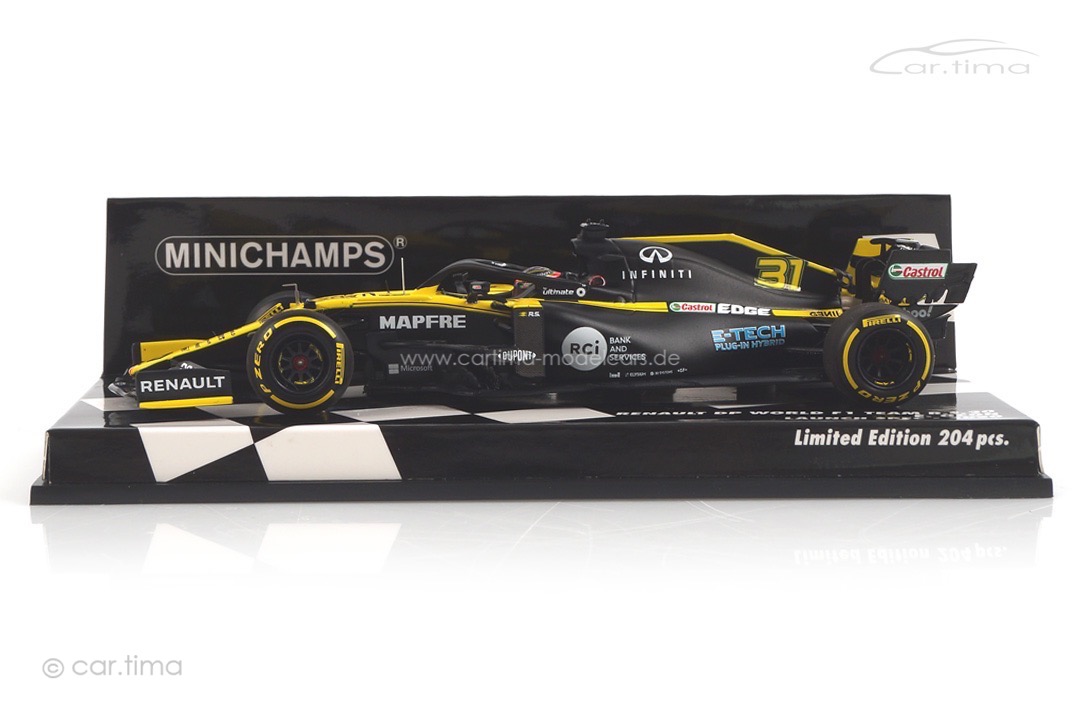 Renault R.S.20 F1 Launch Spec 2020 Esteban Ocon Minichamps 1:43 417200031