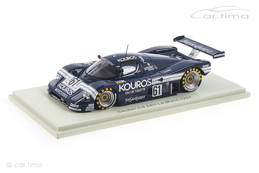 Sauber C9 24h Le Mans 1987 Okada/Pescarolo/Thackwell Spark 1:43 S1257