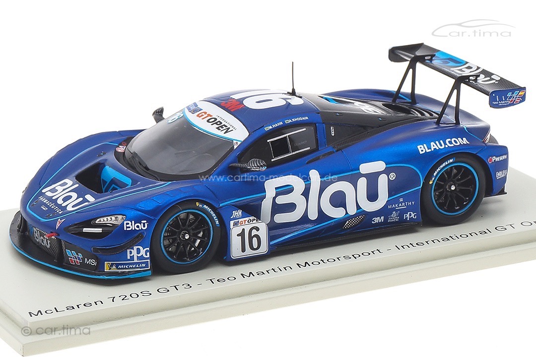 McLaren 720S GT3 International GT Open 2019 Hahn/Khodair Spark 1:43 S9201