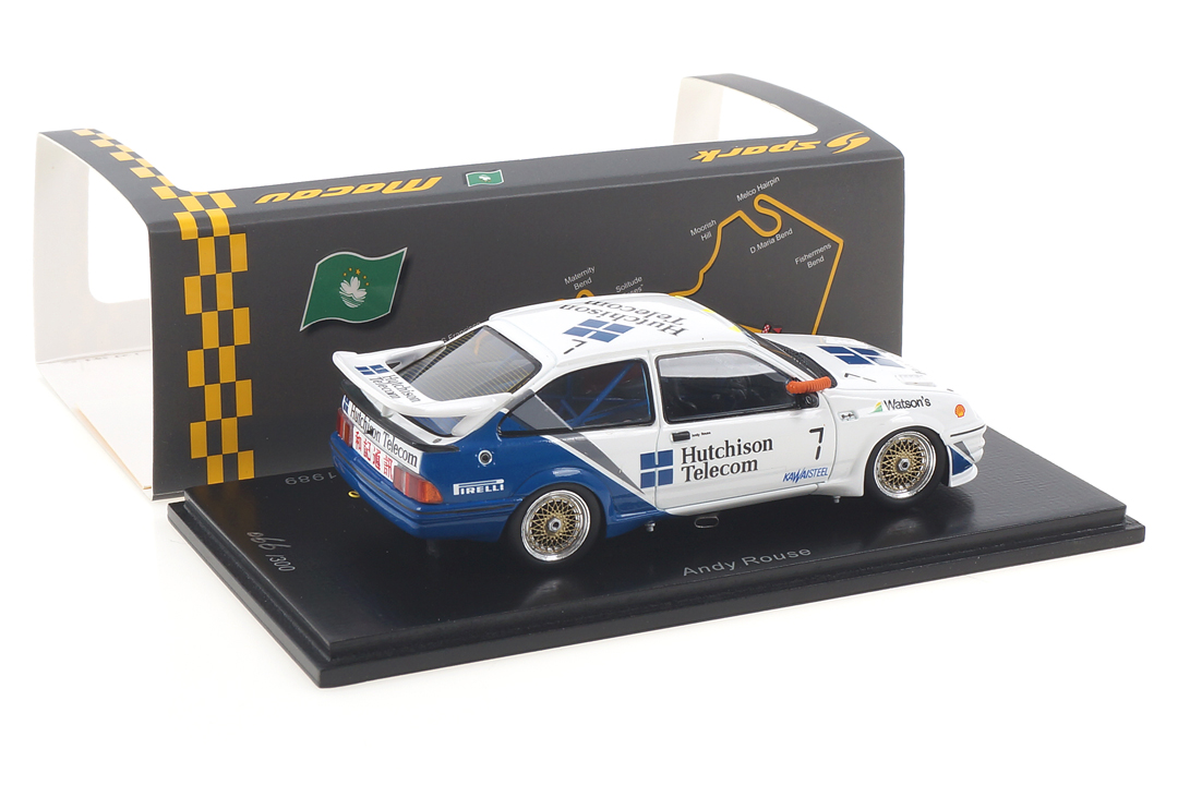 Ford Sierra RS500 Cosworth Macau 1989 Andy Rouse Spark 1:43 SA193