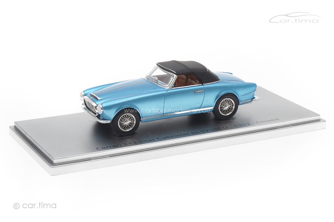 Ferrari 212 inter Cabriolet sn 0235EU Closed 1952 blau met. Kess 1:43 KE43056262