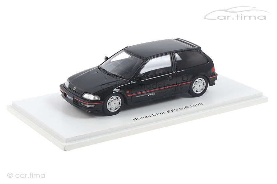 Honda Civic EF9 SiR schwarz Spark 1:43 S5452