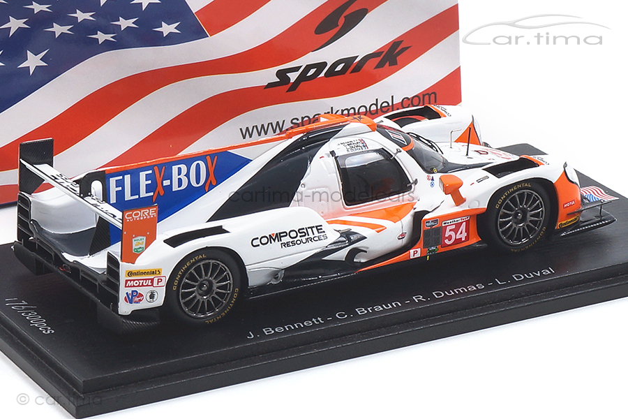 Oreca 07-Gibson 24h Daytona 2018 Bennett/Braun/Dumas Spark 1:43 US037