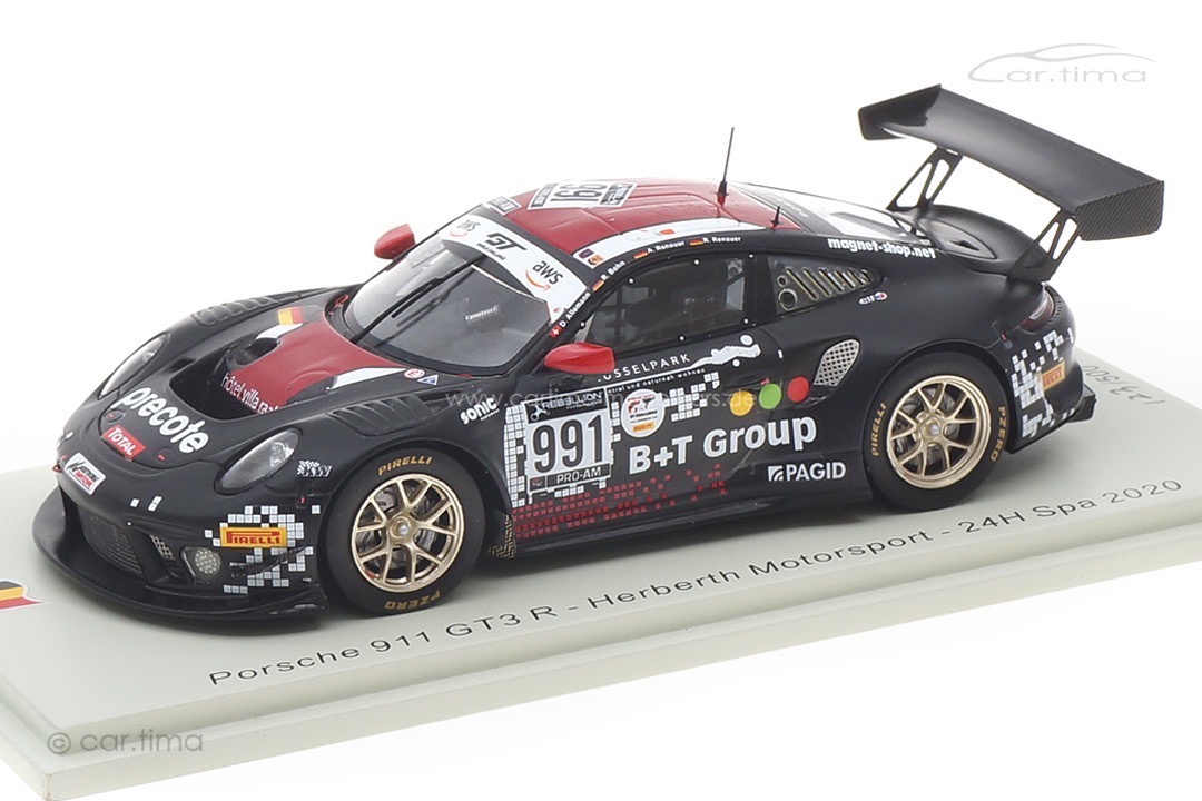 Porsche 911 GT3 R 24h Spa 2020 Allemann/Bohn/Renauer Spark 1:43 SB395