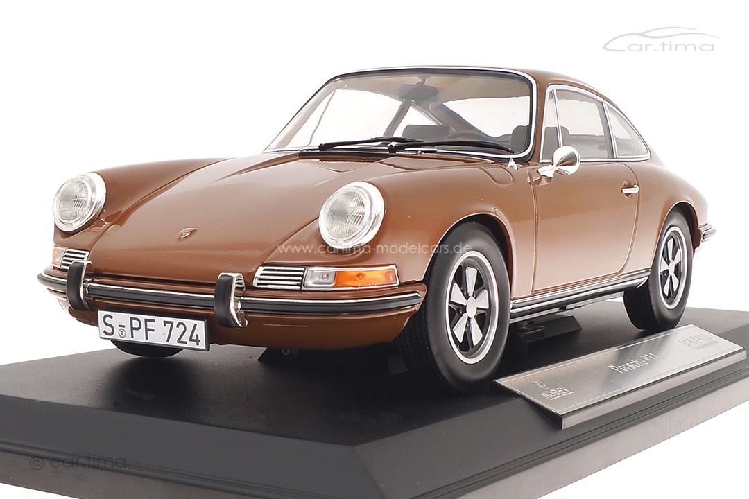 Porsche 911 T 1969 Sepiabraun Norev 1:18 187648