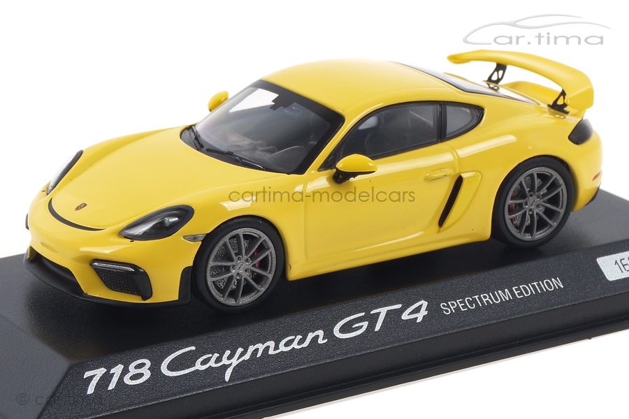 Cayman GT4 Racinggelb Spectrum Edition Minichamps 1:43 WAP0200870L002