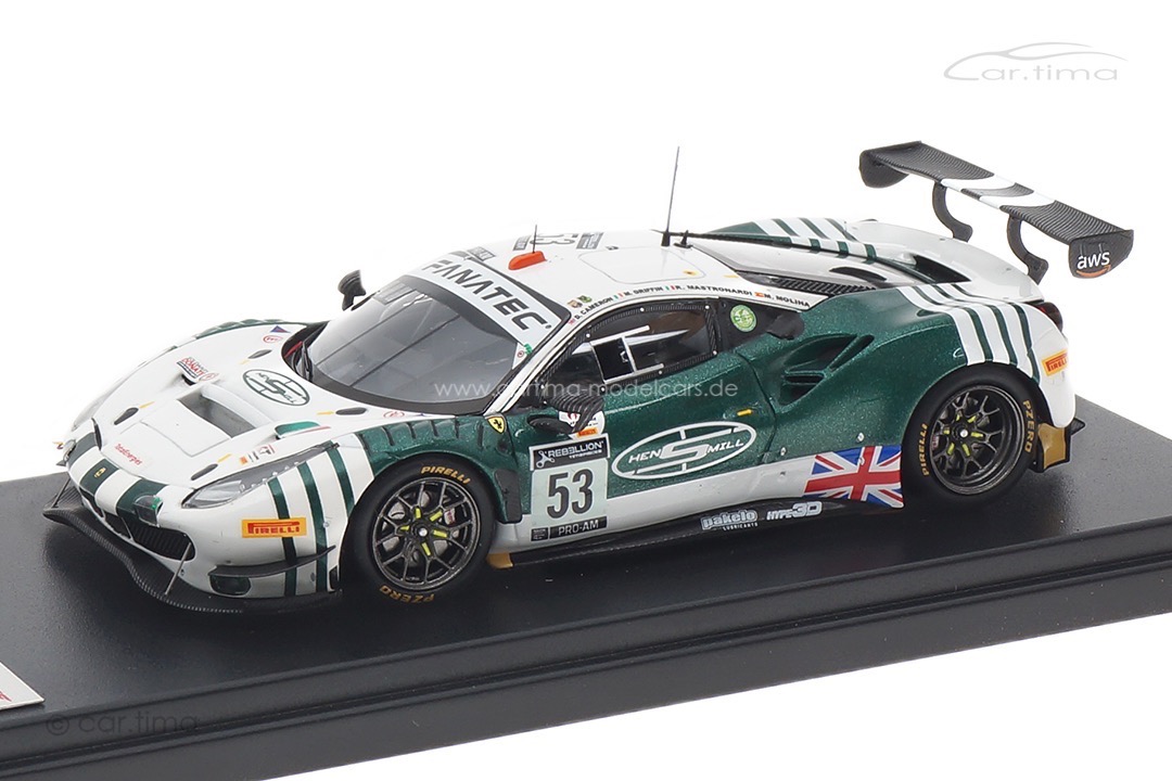 Ferrari 488 GT3 Winner PRO-AM class 24h Spa 2021 Cameron/Mastronardi/Griffin/Molina Looksmart 1:43