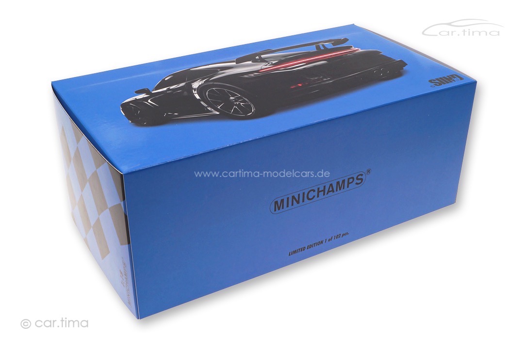 Porsche 911 (992) GT3 Sharkblue/Rad silber Minichamps 1:18 143069015