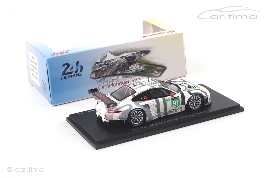 Porsche 911 RSR 24h Le Mans 2015 Bergmeister/Christensen/Lietz Spark 1:43 S4663