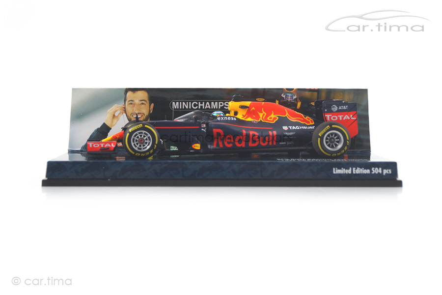 Red Bull Racing RB12 Test Russian GP 2016 Ricciardo Minichamps 1:43 417160203