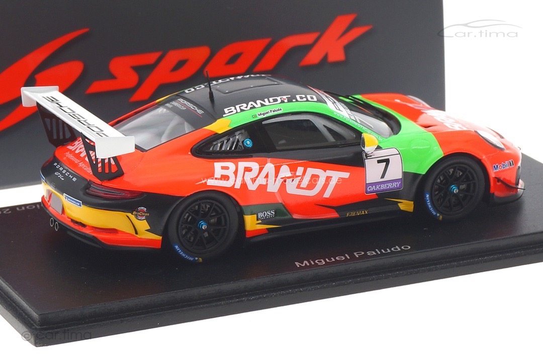 Porsche 911 (991) GT3 Cup Champion Carrera Cup Brazil 2021 Miguel Paludo Spark 1:43 S8508