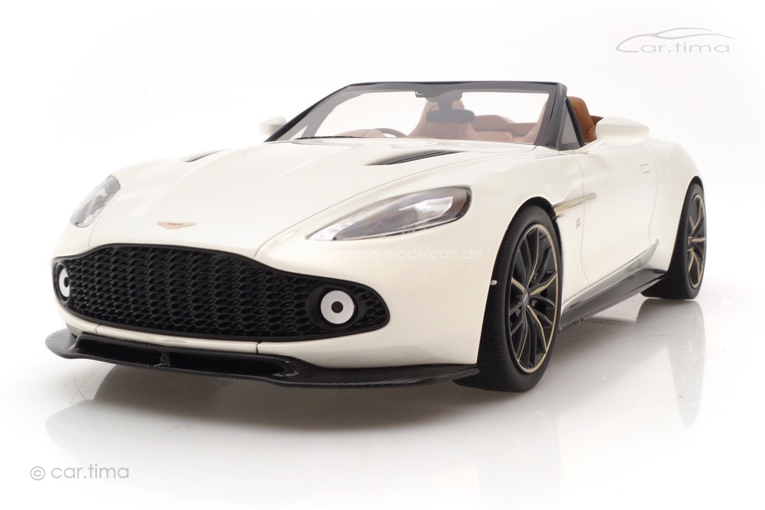 Aston Martin Vanquish Zagato Volante Escaping White TopSpeed 1:18 TS0214