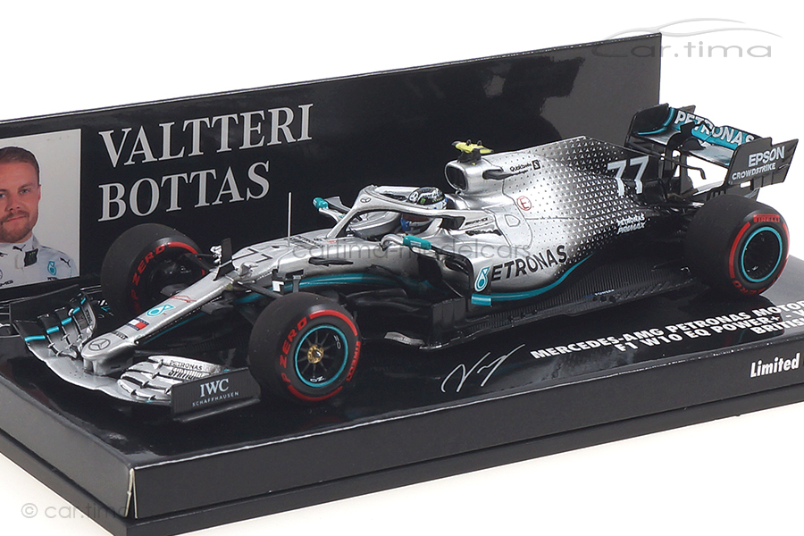 Mercedes-AMG F1 W10 GP Great Britain 2019 Valtteri Bottas Minichamps 1:43 417191077