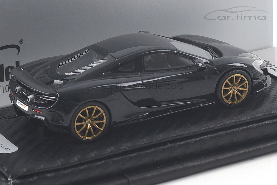 McLaren 675 LT Onix black Tecnomodel 1:43 T43-EX01B