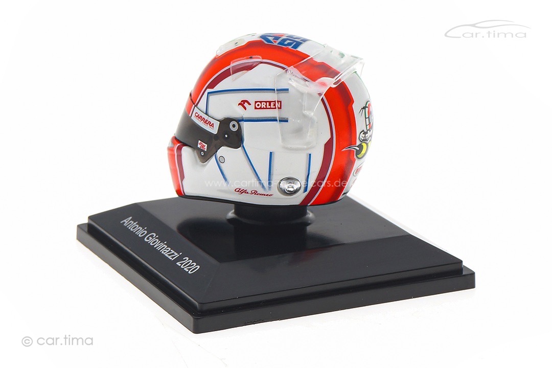 Helm/Helmet Alfa Romeo Racing ORLEN 2020 Antonio Giovinazzi Spark 1:8 HSP055