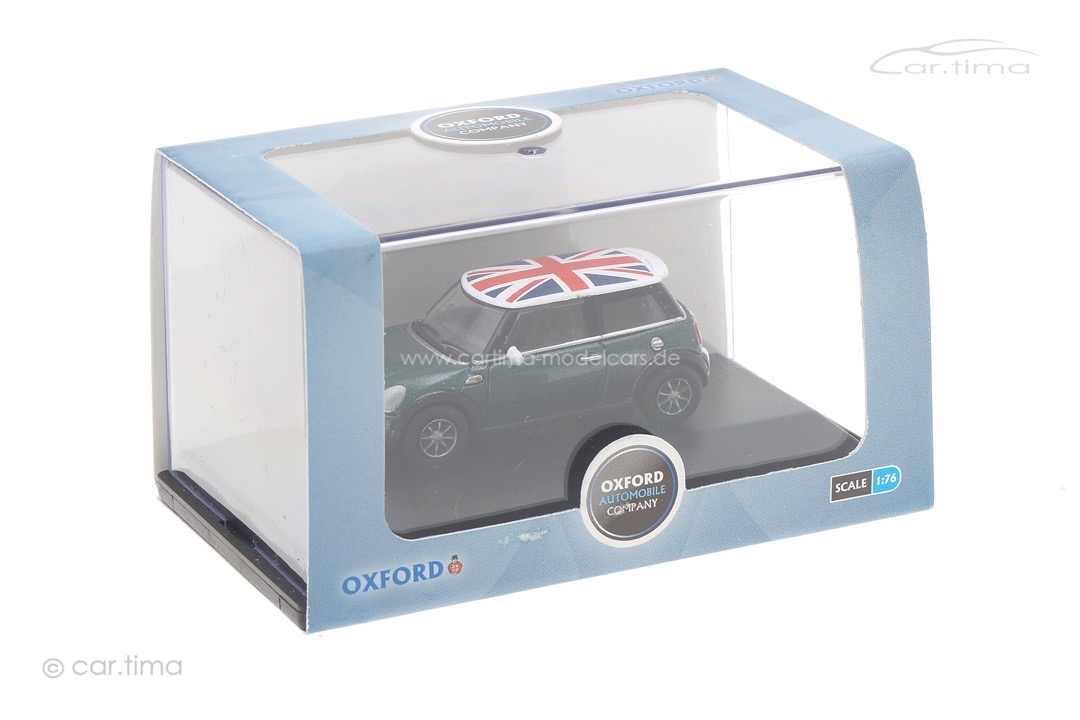 New Mini BRG met./Union Jack Oxford 1:76 76NMN005